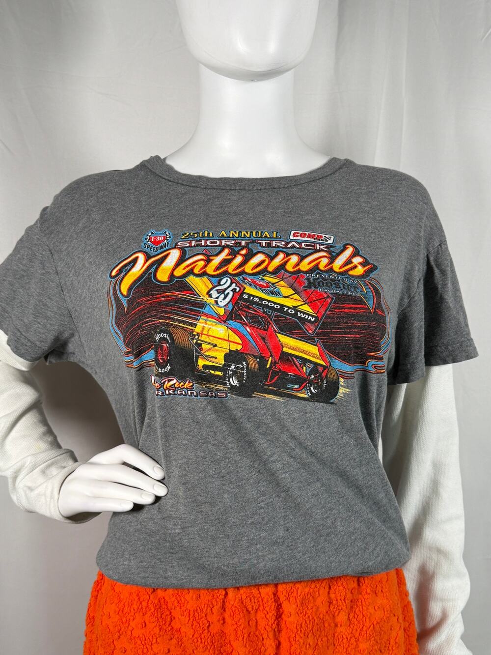 25th Annual 2012 Short Track Nationals I-30 Speedway Racing Long Sleeve Shirt